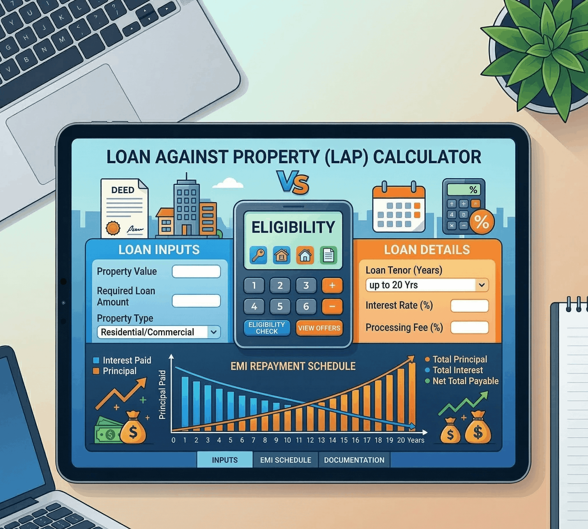 Calculator Illustration